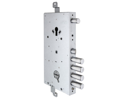 Замок Mottura (Моттура) врезной двухсистемный 54.J916M-S My Key (левый), перекод. с торца, кл. 60 мм, без накл.