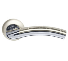 Ручка Armadillo (Армадилло) раздельная R.LD54.Libra26 (Libra LD26) SN/CP-3 матовый никель/хром TECH (кв. 8х140) 