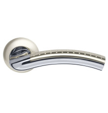 Ручка Armadillo (Армадилло) раздельная R.LD54.Libra26 (Libra LD26) SN/CP-3 матовый никель/хром TECH (кв. 8х140) 