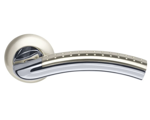 Ручка Armadillo (Армадилло) раздельная R.LD54.Libra26 (Libra LD26) SN/CP-3 матовый никель/хром TECH (кв. 8х140)