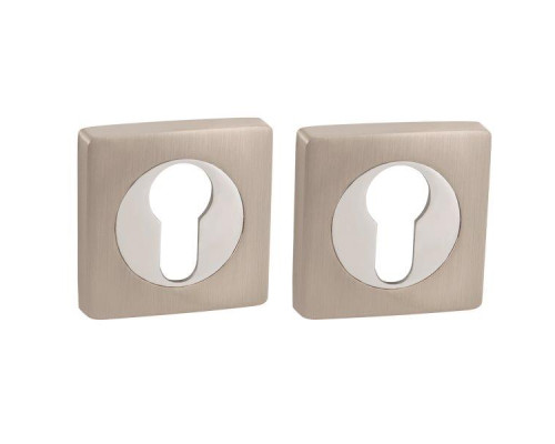 Накладка Ajax (Аякс) под цилиндр ET.K.JK51 (ET JK) SN/CP-3 матовый никель/хром