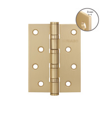 Петля Fuaro (Фуаро) универсальная HEAVY IN4400U SSG (сатинированное золото) 100х75х3 мм 