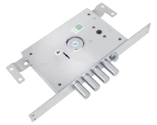 Замок Guardian (Гардиан) врезной сув. с защёлк ЗВ 21.14 Т (прав) со смен.мех-ом, (без накл), дл. кл. 54мм, 5+1/123:451/