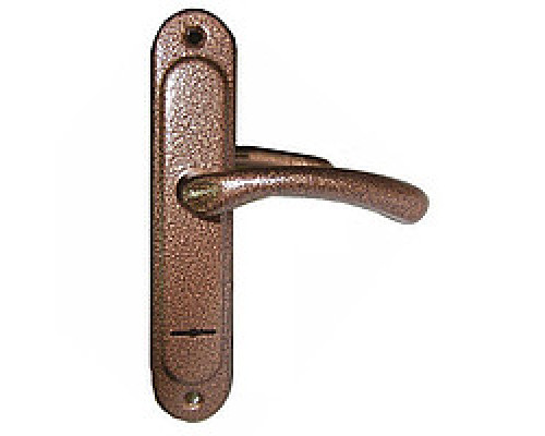 Ручки Elbor (Эльбор) фалевые 4.427.КАПЛЯ.МА, под сув. механизм, медный антик, 85 мм (для 1.04.27) /02843/