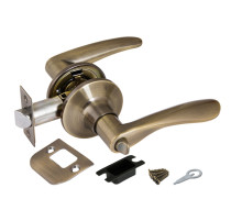 Ручка Punto (Пунто) защелка DK620 AB-BK (6020 AB-B) (фик.) бронза 