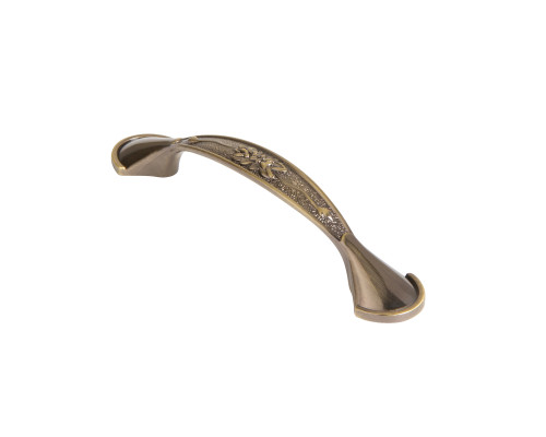 Ручка-скоба Ajax (Аякс) мебельная MB-H-001-96 мм OB античная бронза