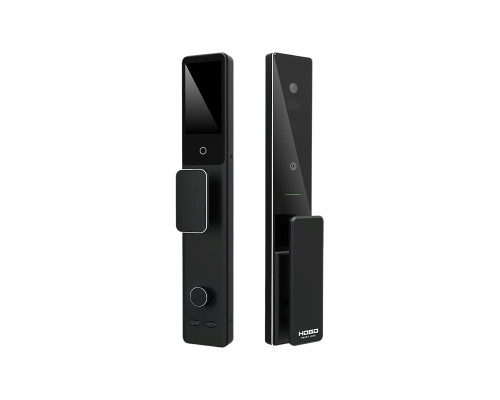 Замок врезной электронный Hogo V07 с распознаванием лица, черный