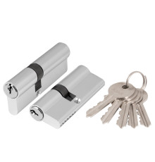 Цилиндровый Ajax (Аякс) механизм (AX100/70) AX1000Key70 (30+10+30) CP хром 