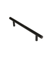 Ручка-рейлинг Ajax (Аякс) мебельная MB-H-005-128 мм BL черный 