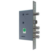 Замок Guardian (Гардиан) врезной сувальдный с задвижкой и защёлкой ЗВ 30.12, 4 кл. /123:107/ 