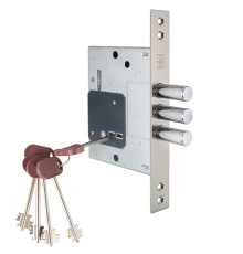 Замок Mottura (Моттура) врезной сувальдный Project DP25.170, ключ 50 мм 