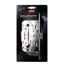 Корпус замка AGB (АГБ) под цилиндр MEDIANA EVOLUTION B01103.50.06.567 с отв. планкой B01000.13 (никель) 