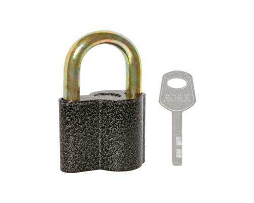 Замок Ajax (Аякс) навесной PD-4050 (PD-40-50) 3 fin key /коробка