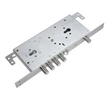 Замок Guardian (Гардиан) врезной двухсистемный ЗВ 75.16 Т с тягами (без защиты, с торцевой планкой) /128:7293/ 