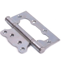 Петля skobis (СКОБИС) без врезки (Петля бабочка ПБ) цинк белый 