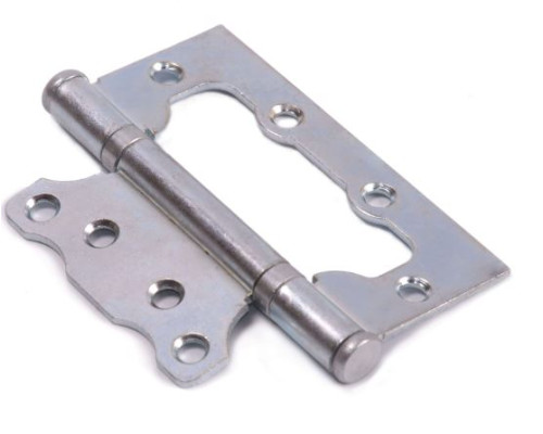 Петля skobis (СКОБИС) без врезки (Петля бабочка ПБ) цинк белый