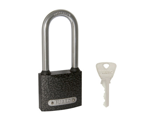Замок Fuaro (Фуаро) навесной PL-UNI-0138-L (PL-01-38-L) 3key англ. /блистер