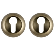 Накладка Fuaro (Фуаро) под цилиндр ET.R.RM54 (ET RM) ABG-6 зелёная бронза 