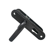 Ручка дверная Absolyute (Абсолют) на планке РФ1-55.08 (серебро) 