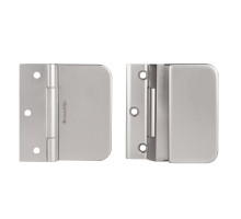 Петля Armadillo (Армадилло) для стеклянной двери Space.GL.H01 (2 шт) AL алюминий 