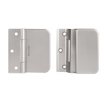 Петля Armadillo (Армадилло) для стеклянной двери Space.GL.H01 (2 шт) AL алюминий 