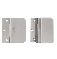 Петля Armadillo (Армадилло) для стеклянной двери Space.GL.H01 (2 шт) AL алюминий 