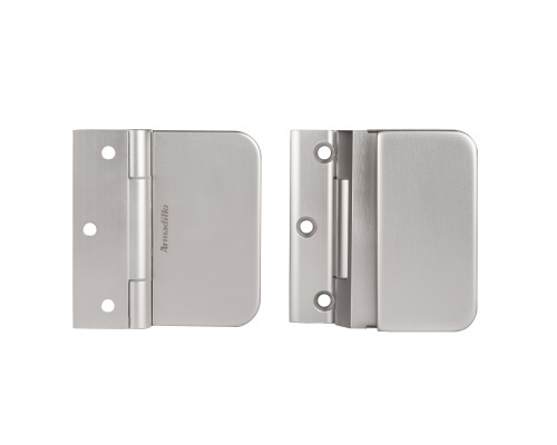 Петля Armadillo (Армадилло) для стеклянной двери Space.GL.H01 (2 шт) AL алюминий