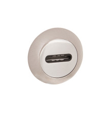 Накладка Fuaro (Фуаро) на сувальдный замок SC.R.RM54 (SC RM) SN/CP-3 матовый никель/хром 