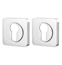 Накладка Armadillo (Армадилло) под цилиндр ET.K.SQ52 (ET/SQ) CP-8 хром 