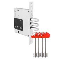 Замок Fuaro (Фуаро) врезной сувальдный MDV25/S-60.00.3R16 4key 