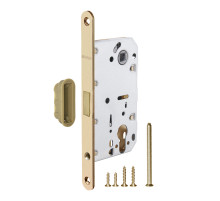 Корпус Fuaro (Фуаро) врезного замка MAGNM85C-50 (M85C-50) SSG сатинированное золото 