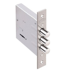 Замок Elbor (Эльбор) врезной Кремень 1.04.03 никель, сув., 3 риг. 