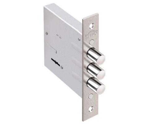 Замок Elbor (Эльбор) врезной Кремень 1.04.03 никель, сув., 3 риг.