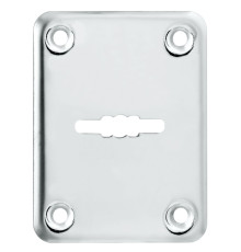 Декоративная Punto (Пунто) накладка ESC081/0-SS (нержавейка) на сув. замок без шторки (1 шт.) тех.упак. 