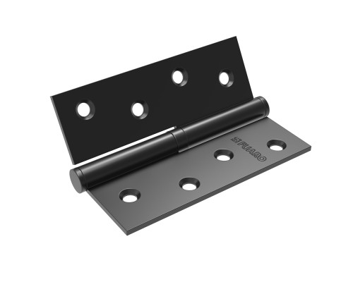 Петля Fuaro (Фуаро) съемная IN4430SL-BL BL левая (413/BL-4 100x75x2,5) черный матовый БЛИСТЕР
