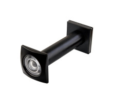 Глазок Fuaro (Фуаро) дверной, оптика пластик DV-Q 4/130-70/Z (VIEWER 4 DVQ) BL черный 