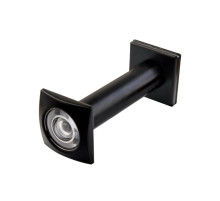 Глазок Fuaro (Фуаро) дверной, оптика пластик DV-Q 4/130-70/Z (VIEWER 4 DVQ) BL черный 