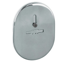 Накладка Fuaro (Фуаро) на сувальдный замок ESC.S-lift.SF/OV.476 (ESC 476) с шторкой СР хром 