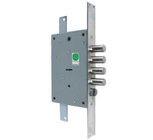 Замок Guardian (Гардиан) врезной сувальдный с защёлкой ЗВ 21.12 Т с тягами, 5 кл. /123:449/ 