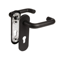 Ручка Fuaro (Фуаро) дверная FP.DH172.0433 NE (B2B) (9x140) с пружиной BL-24 черный 