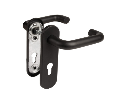 Ручка Fuaro (Фуаро) дверная FP.DH172.0433 NE (B2B) (9x140) с пружиной BL-24 черный