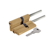 Цилиндровый механизм Cisa (Чиза) под вертушку (дл. шток) ASIX OE307-91.00 (75 мм/40+10+25), ЛАТУНЬ 