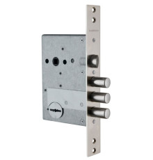 Замок Guardian (Гардиан) врезной сувальдный с защёлкой ЗВ 50.11, 4 кл. /123:125/ 