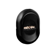 Накладка Fuaro (Фуаро) на сувальдный замок ESC.S-auto/CRE/OV.13 (ESC-13S) с автомат. шторками BL черный (1шт.) 