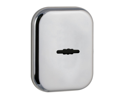 Накладка Fuaro (Фуаро) на сувальдный замок ESC.S.XL/K.486 CP (SC 486-S SQ XL) со шторкой хром (1шт.)