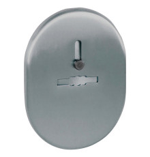 Накладка Fuaro (Фуаро) на сувальдный замок ESC.S-lift.SF/OV.476 (ESC 476) с шторкой SN мат.никель 