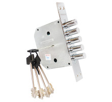 Замок Border (Бордер) врезной сувальдный К8-6 , 5 кл. (кл. 120 мм) /72260/ 