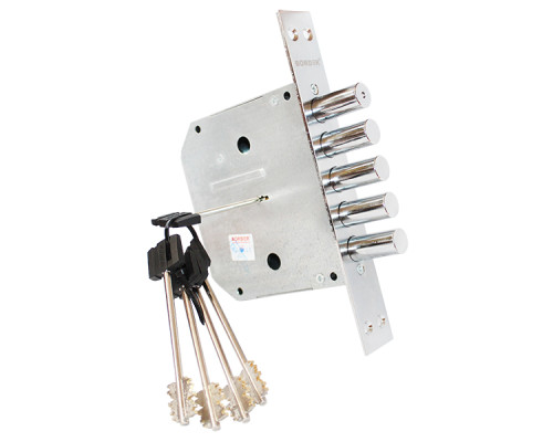 Замок Border (Бордер) врезной сувальдный К8-6 , 5 кл. (кл. 120 мм) /72260/