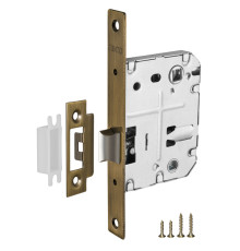 Защелка Punto (Пунто) врезная METL72-50 ( L72-50) ABG зеленая бронза 