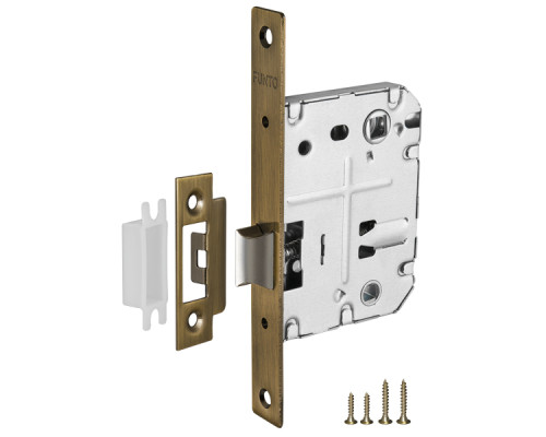 Защелка Punto (Пунто) врезная METL72-50 ( L72-50) ABG зеленая бронза